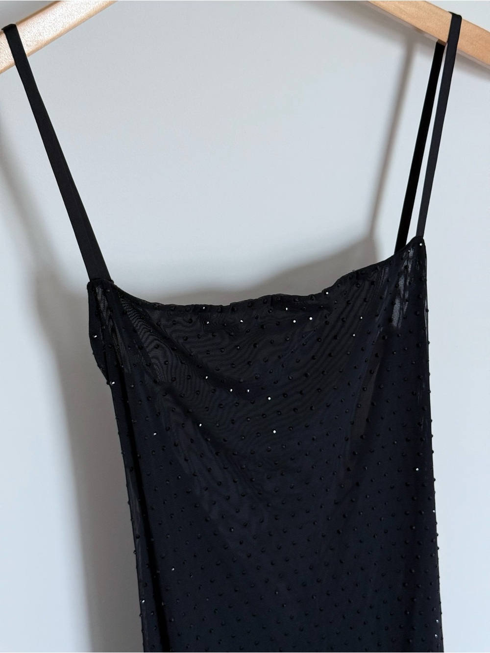NWT Oh Polly Celandine Sheer Embellished Backless Maxi Dress Black Size 2 - Picture 5 of 11